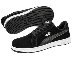 PUMA SAFETY Puma Sicherheitsschuhe ICONIC SUEDE BLACK LOW S1P