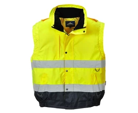 PORTWEST Hi-Vis 2-in-1 Warnschutz Pilotenjacke gelb