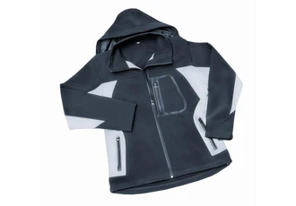 ALBATROS Premium Damen Softshell Jacke schwarz/weiß