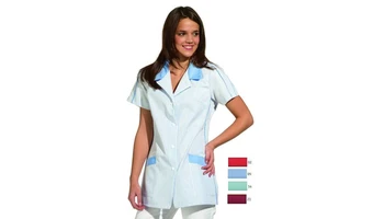 Labor Mantel Damen-Laborkittel Weiß Gr. L | 100% Baumwolle 210 G/m²
