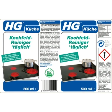 HG Kochfeld-Reiniger - täglich - 0,5 l
