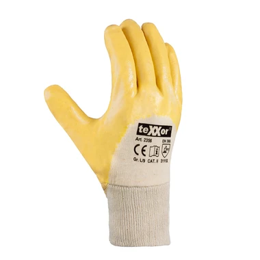 Nitras 144Paar Arbeitshandschuhe Handschuhe Nitril gelb 