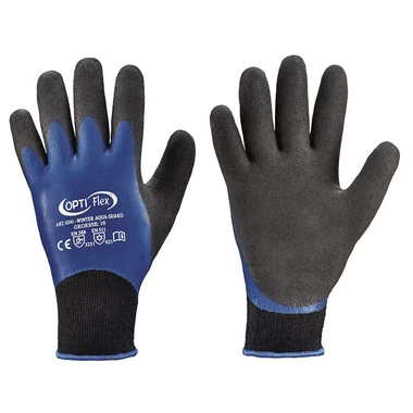 Handschuhe Winter Aqua Guard Gr.9 schwarz/blau EN 388,EN 511 PSA II OPTIFLEX 