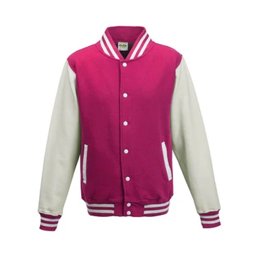 Varsity Jacket Hot Pink JH043