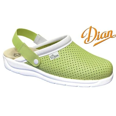 Dian Berufsschuhe Pantolette Perforiert Mintgrun Udo Domer Shop