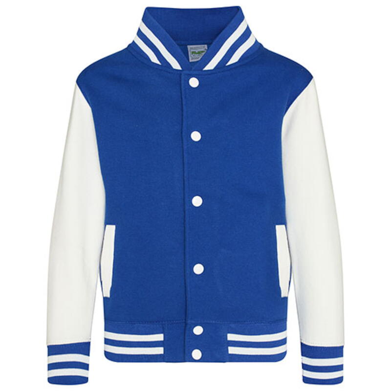 Kids´ Varsity Jacket Royal Blue JH043K Udo Dömer Shop