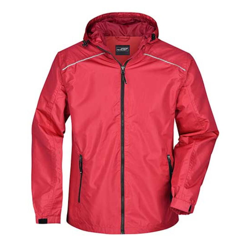 Men´s Rain Jacket Red JN1118 Udo Dömer Shop