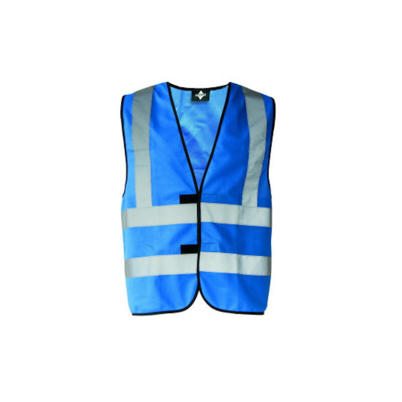 Safety Vest with four Reflectors EN ISO 20471 Blue - KX140